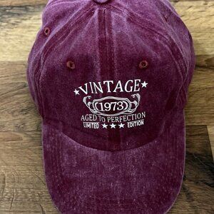 Vintage 1973 Aged To Perfection Limited Edition Hat Cap - Unique Cap